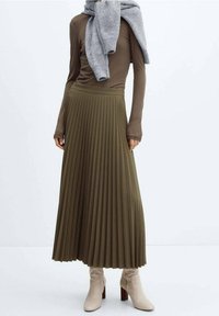 Mango Plooirok - green