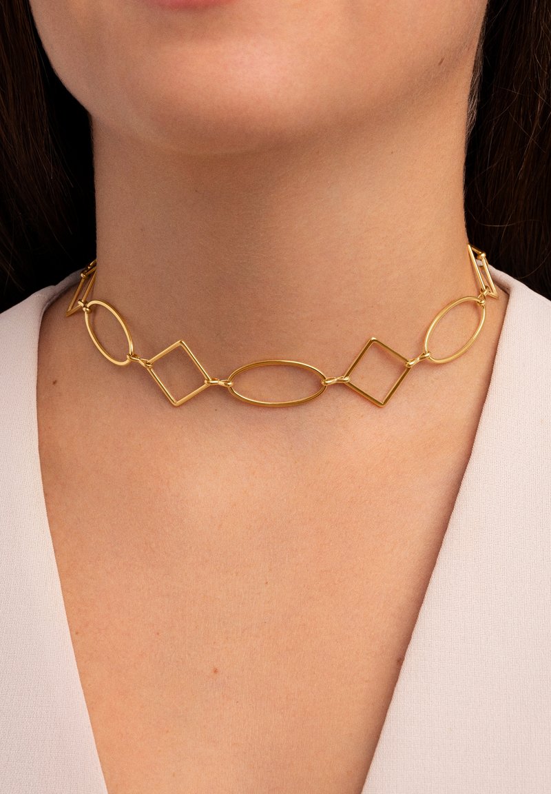 Singularu Rhomb & Oval - Collar - color oro