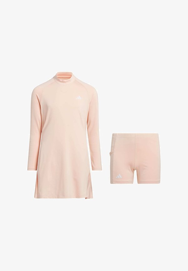 AEROREADY LONG SLEEVE KIDS - Leggings - powder coral