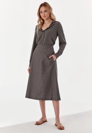 FELA  - Blúzka so zapínaním na gombíky - khaki