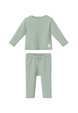 SET - Pantalon classique - salbeigrün