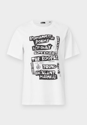 Tricou cu imprimeu - white