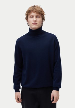 ROLLKRAGEN BASIC - Stickad tröja - dark-blue