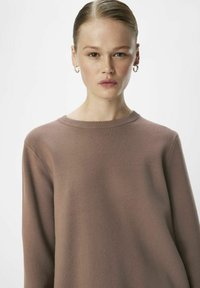 Object OBJREYNARD O-NECK NOOS - Trui - morel