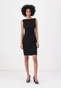 Calvin Klein GATHERED DRESS - Šaty do práce - black