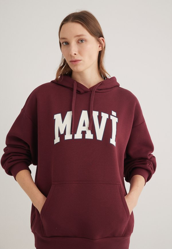 Kapuzenpullover - pomegranate