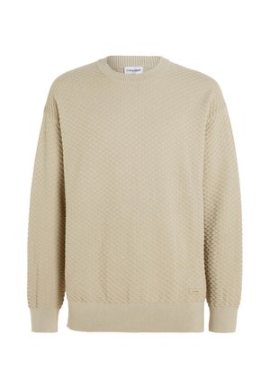 TEXTURE CREW NECK  - Trui - eucalyptus