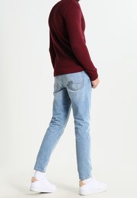KnowledgeCotton Apparel Cardigan - dark red