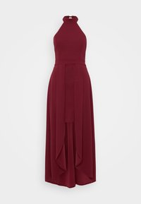 WAL G PETITE YANNY HALTER NECK - Obleka iz džersija - cherry wine