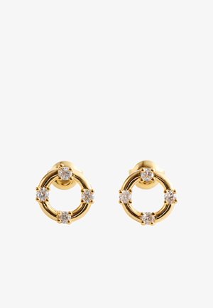 & OTHER STORIES, & OTHER STORIES RHINESTONE-DETAILED STUD EARRINGS - Earrings - gold-coloured