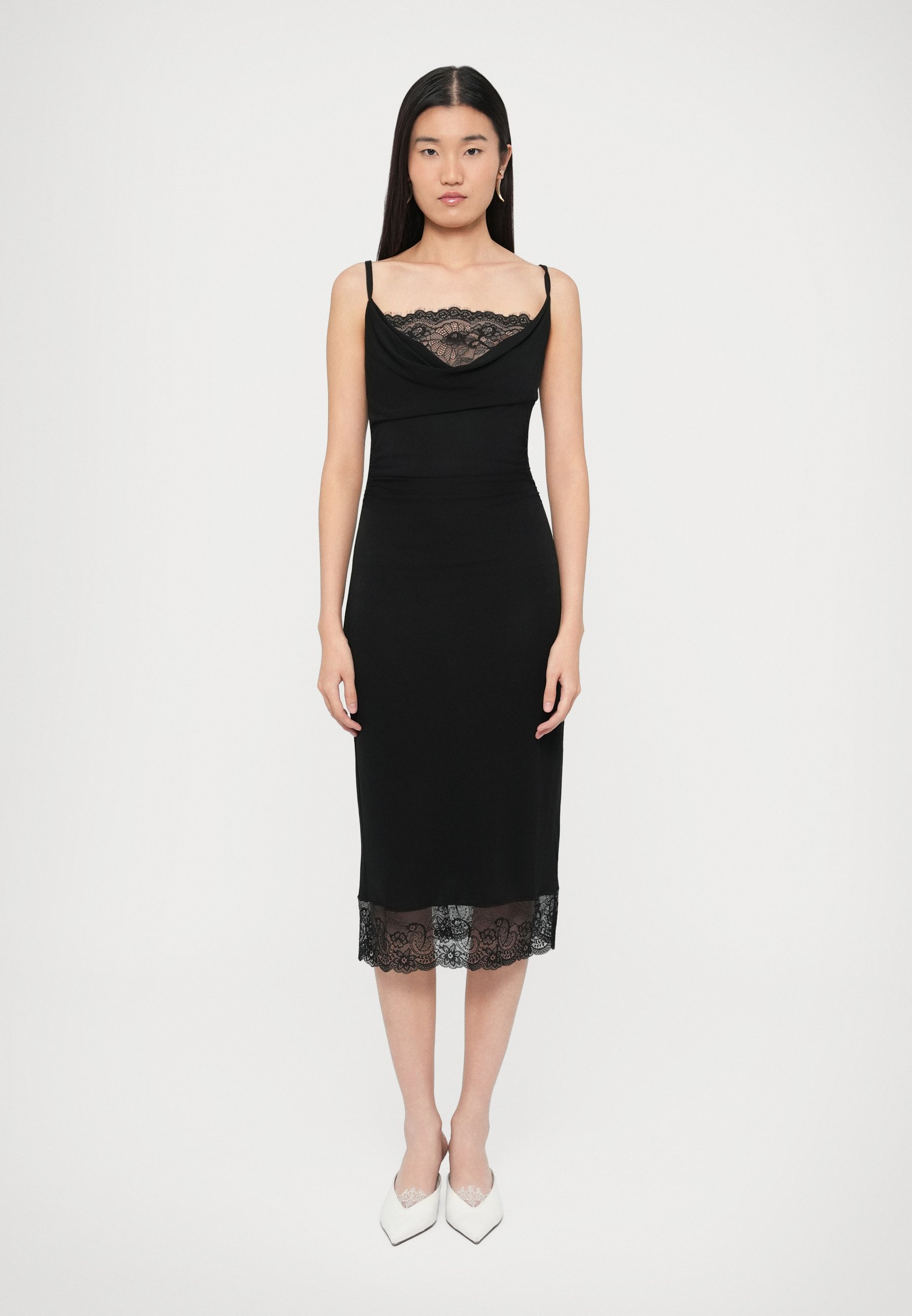 sachin and babi light blue dress DIANE VON FURSTENBERG Black Sleeveless Bodycon Dress  The Untitled Boutique