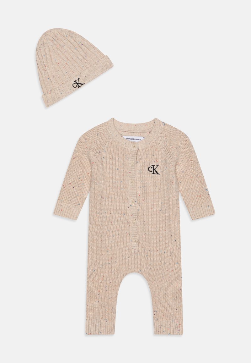 Calvin Klein Jeans CONFETTI GIFTPACK UNISEX Berretto classic beige/beige Zalando.it