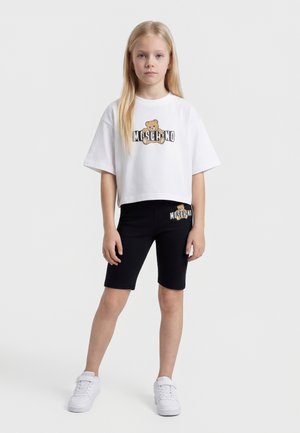 MOSCHINO SET - Μπλουζάκι με στάμπα - white/black