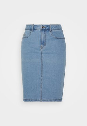 Kokerrok - light-blue denim