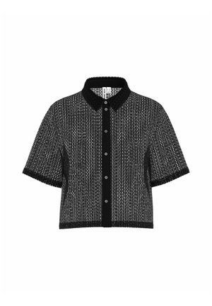 HYPEDROP, CROPPED SHIRT HDTILLY SS - Hemdbluse - black