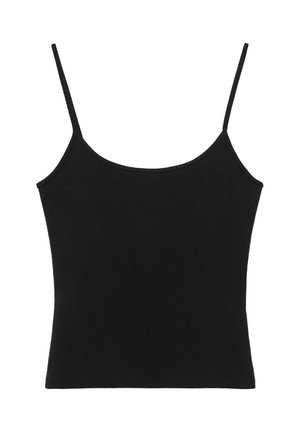 PULL&BEAR, FINE-STRAP - TOP - Débardeur - black