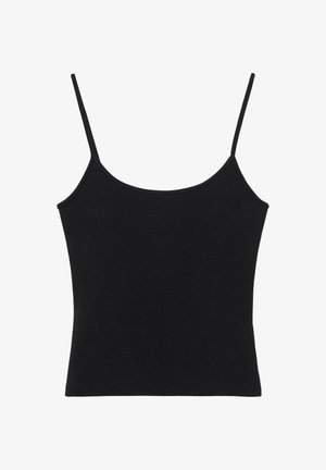 PULL&BEAR, FINE-STRAP - TOP - Débardeur - black