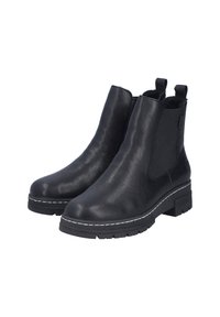 Rieker Bottines à plateau - schwarz