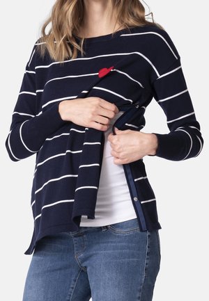 Stickad tröja - dark blue