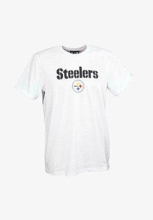New Era PITTSBURGH STEELERS BIG LOGO BACK - Print T-shirt - weiss