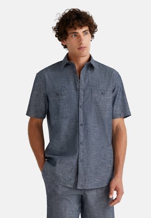 United Colors of Benetton SHORT SLEEVE - Camisa - blue
