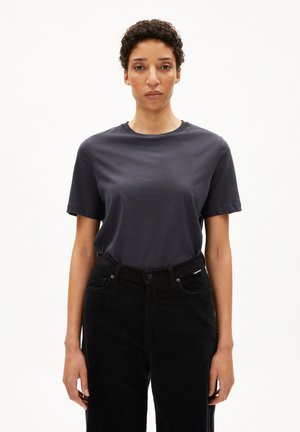 LUALAA - Basic T-shirt - dark steel