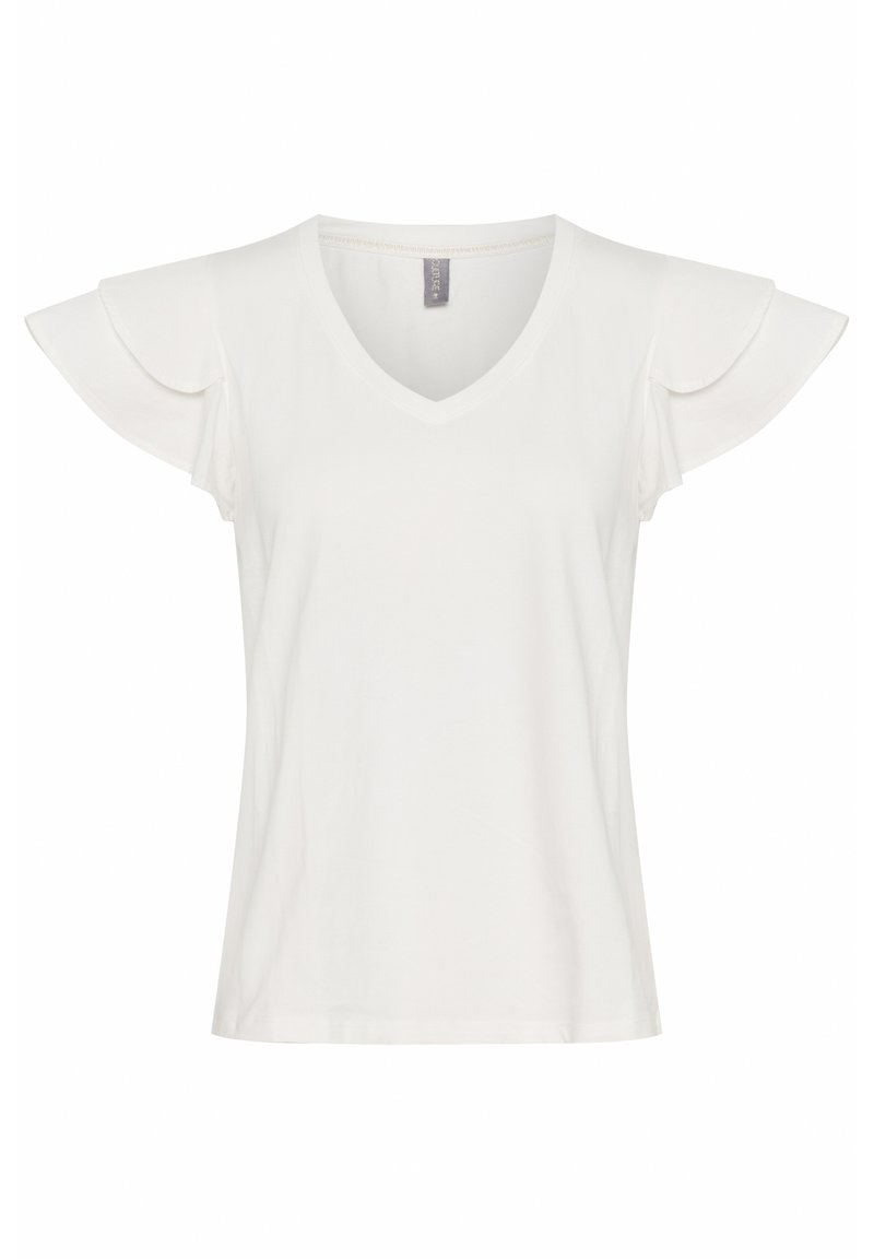 culture T-shirt basic crème