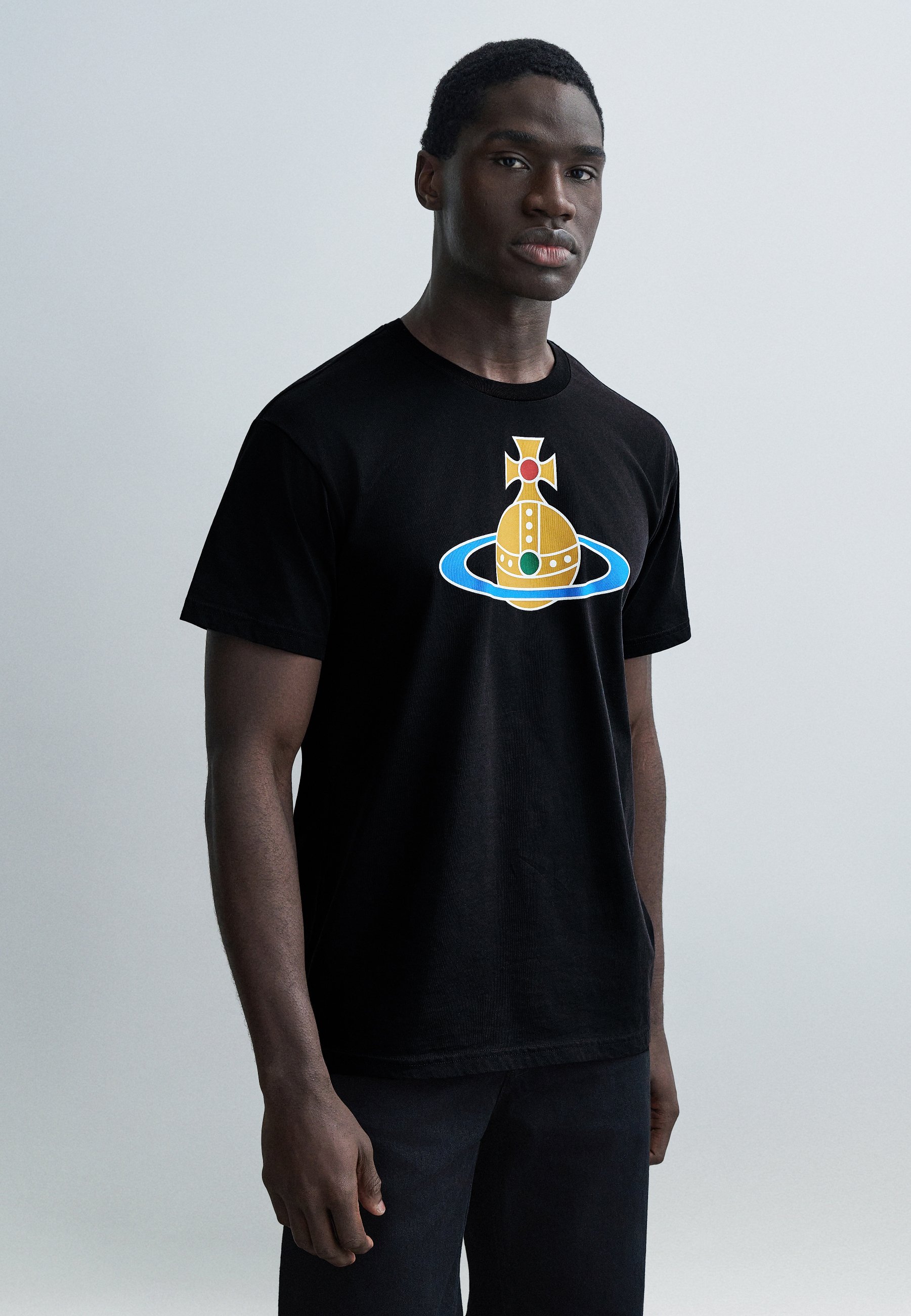 Vivienne Westwood OVERSIZED CLASSIC - Print T-shirt - black - Zalando