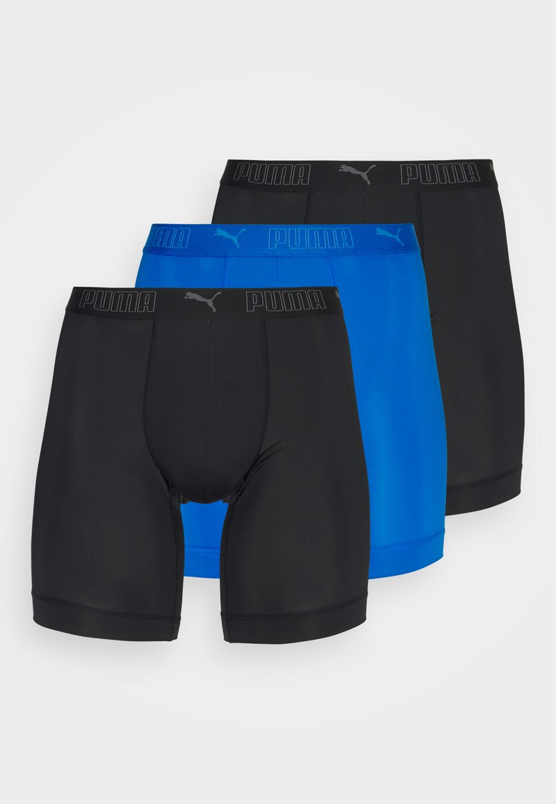 Puma LONG 3 PACK - Uske bokserice - blue/black