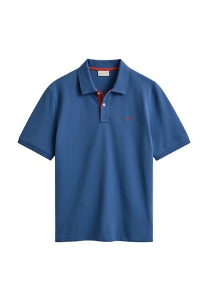 GANT, CONTRAST - Poloshirts - vintage blue
