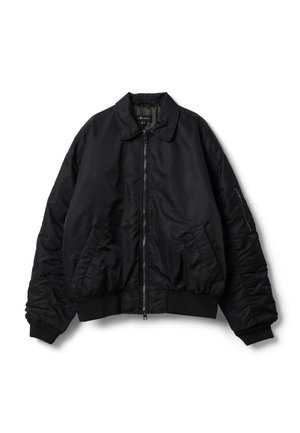 B.ANGEL, JACKET WITH ZIP AND SHIRT COLLAR - Light jacket - black