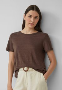s.Oliver - Basic T-shirt - mokka Thumbnail Image 1