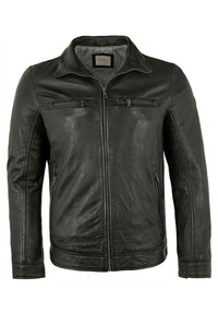 bugatti Lederjacke - schwarz