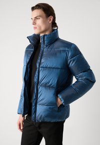 Calvin Klein Jeans TWO TONE PUFFER JACKET - Ziemas jaka - china blue black