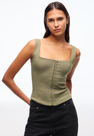 STRAPPY - Blúz - khaki