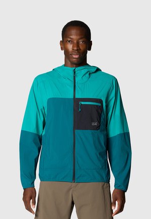 Mountain Hardwear, MOUNTAIN HARDWEAR JACKEN M WIND VEIL™ HOODED JACKET - Giacca da mezza stagione - jack pine blupernova