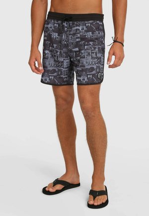O'RIGINALS SCALLOP - Zwemshorts - black out heritage aop