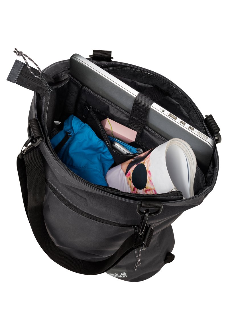 Herren Umhängetaschen | Jack Wolfskin FUNKTION AUS RECYCELTEM MATER Shopping Bag phantom/anthrazit - KJ98319 Herren Umhängetaschen | Jack Wolfskin FUNKTION AUS RECYCELTEM MATER Shopping Bag phantom/anthrazit - KJ98319