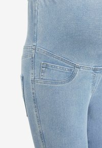 Next MATERNITY DENIM LOOK LEGGINGS - Karcsúsított farmerek - mid blue