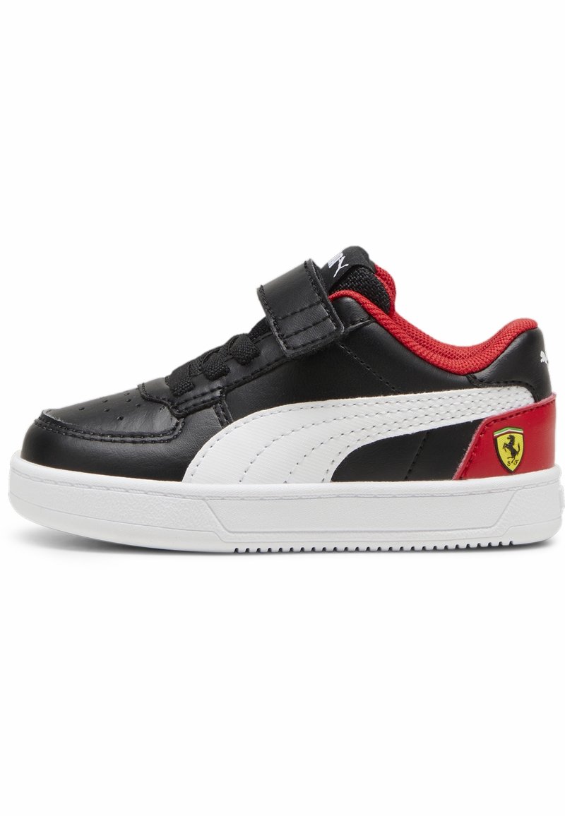 Puma SCUDERIA FERRARI CAVEN 2.0 - Dětské boty - black white rosso corsa