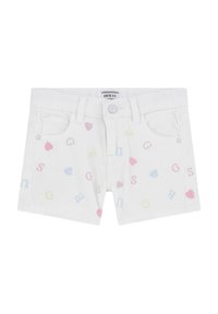 Guess - BESTICKTE - Pantaloni scurți din denim - mehrfarbig weiß Imagine miniatură 1