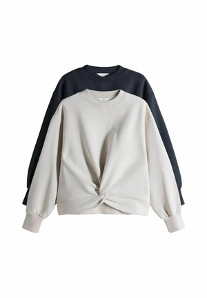 2 PACK KNOT FRONT - Melegítőfelső - navy/cream