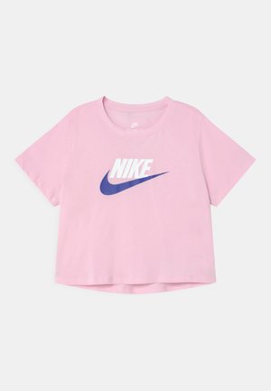 TEE CROP FUTURA - Camiseta estampada - pink foam