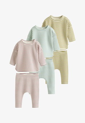 Next, REGULAR FIT SET 6 PIECE - Leggings - Hosen - neutral stripe