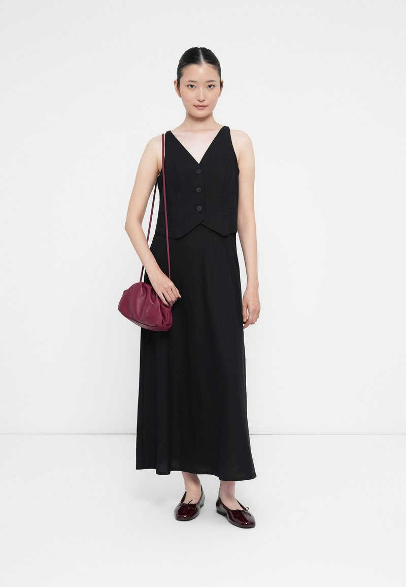 knee length dresses for ladies Sarah Pacini Vest Dress in Midnight Blue main image 0
