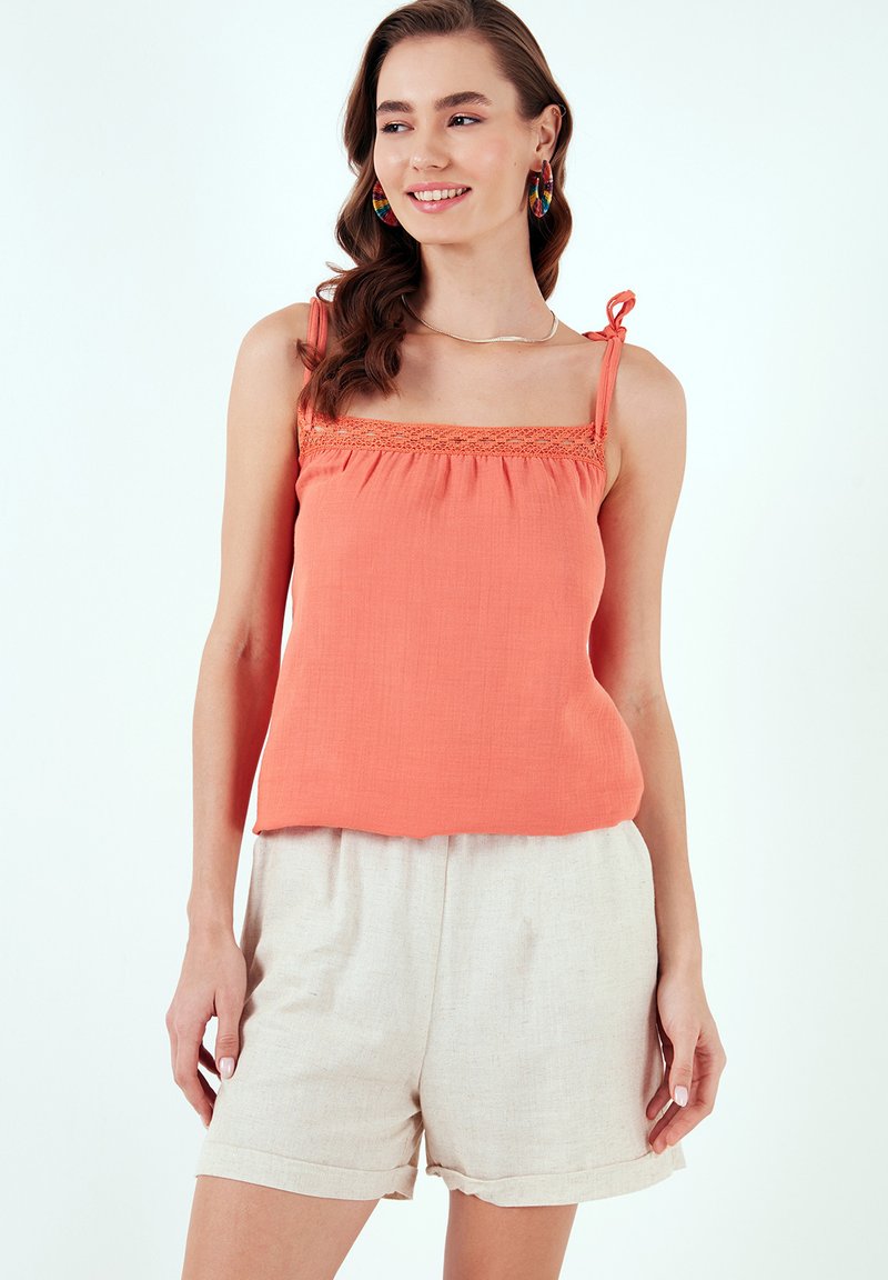 LELA REGULAR FIT - Topp - orange