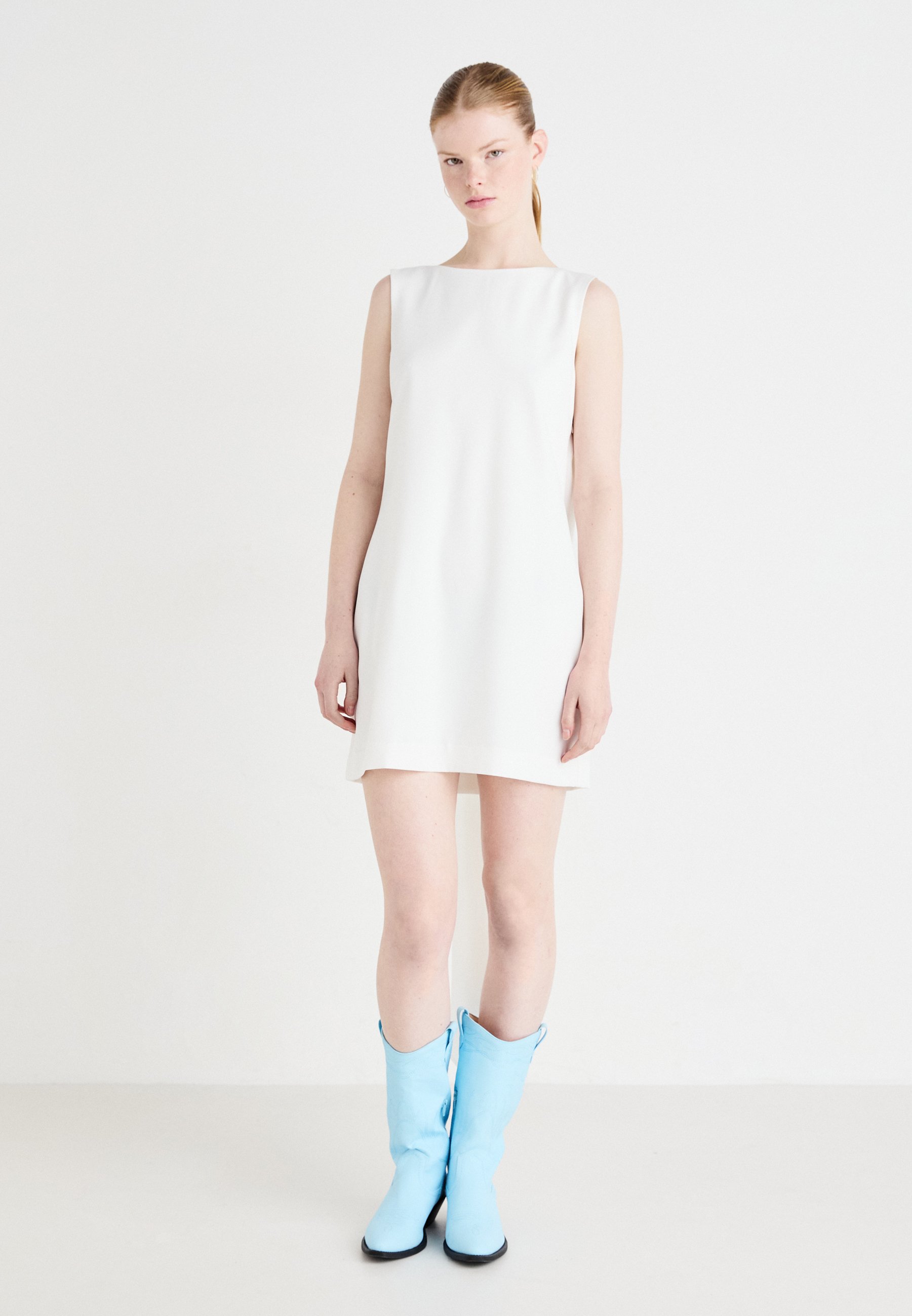 sachin and babi light blue dress Bridesmaid Dresses with Cowboy Boots main image 0