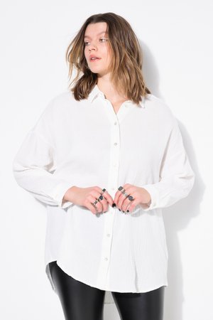 Studio Untold Blúzka so zapínaním na gombíky - offwhite