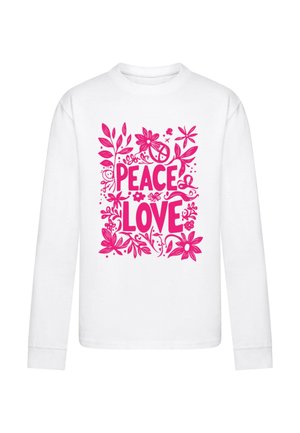 PEACE AND LOVE - Bluzka z długim rękawem