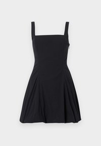 The A&F Mila Bubble Hem Mini Dress - Kjole - black beauty